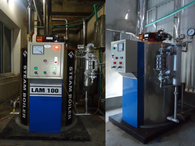 LÒ HƠI ĐỐT DẦU, GAS KIỂU ĐỨNG 